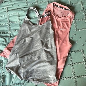 Two Nike Dri-Fit Shirts